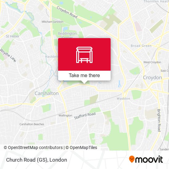 Church Road (GS) map