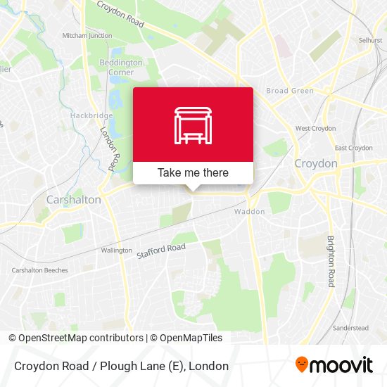 Croydon Road / Plough Lane (E) map