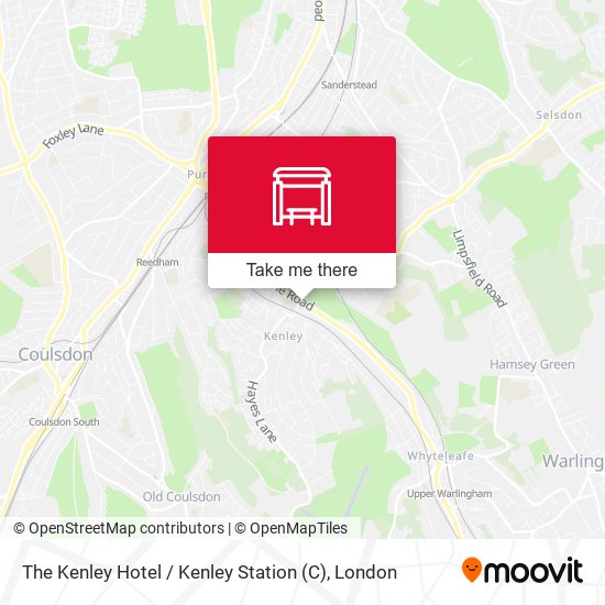 The Kenley Hotel / Kenley Station (C) map