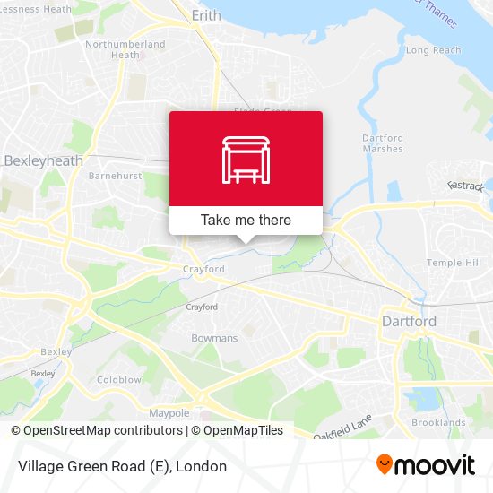 Village Green Road (E) map