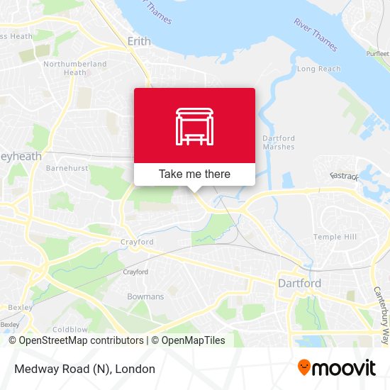 Medway Road (N) map