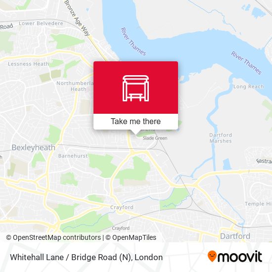 Whitehall Lane / Bridge Road (N) map