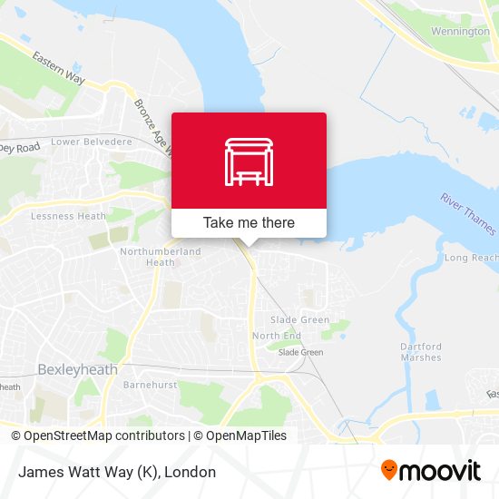 James Watt Way (K) map