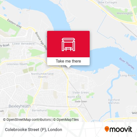 Colebrooke Street (P) map