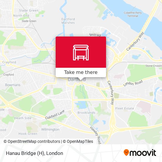 Hanau Bridge map