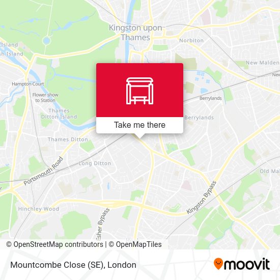 Mountcombe Close (SE) map