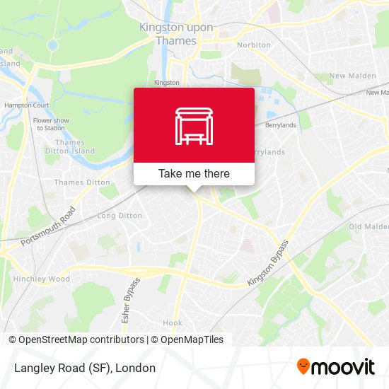 Langley Road (SF) map