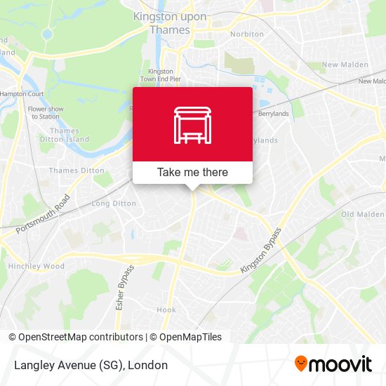 Langley Avenue (SG) map