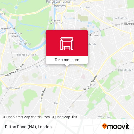 Ditton Road (HA) map