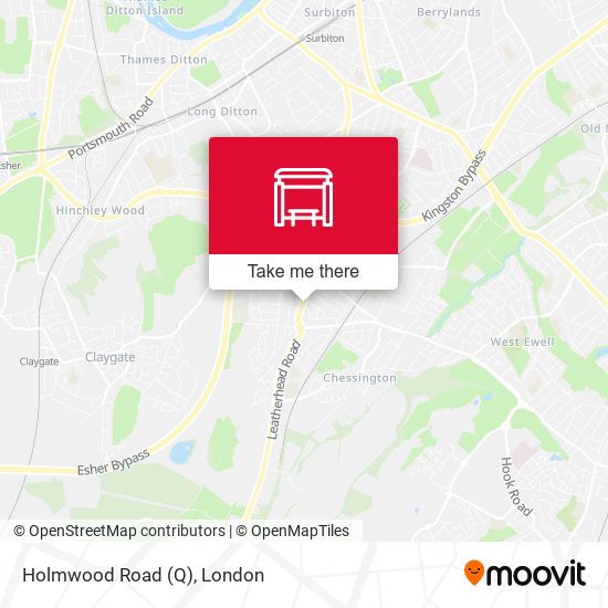 Holmwood Road (Q) map