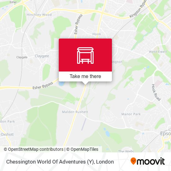 Chessington World Of Adventures (Y) map