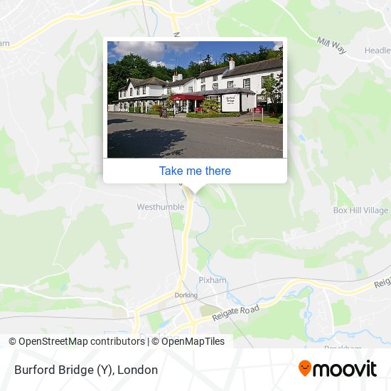 Burford Bridge (Y) map