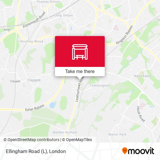 Ellingham Road (L) map