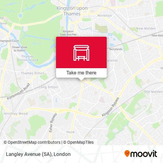 Langley Avenue (SA) map