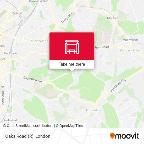 Oaks Road map