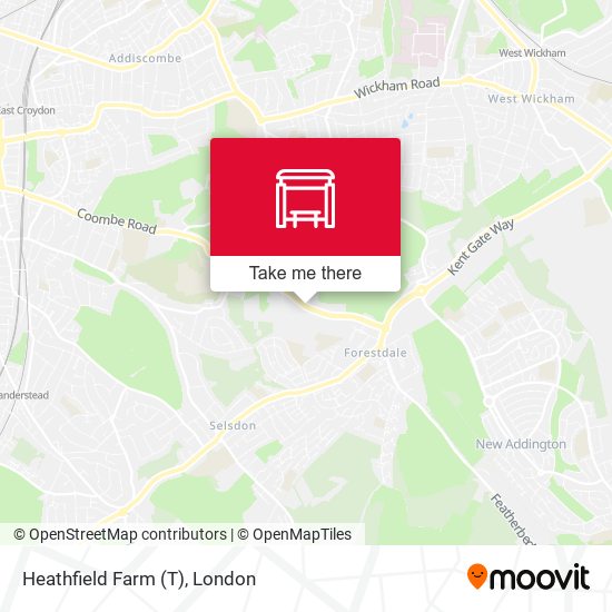 Heathfield Farm (T) map