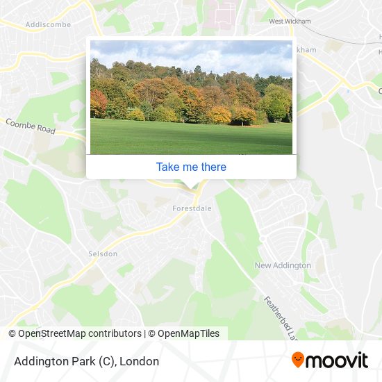 Addington Park (C) map