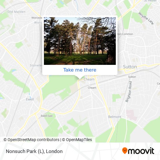 Nonsuch Park (L) map