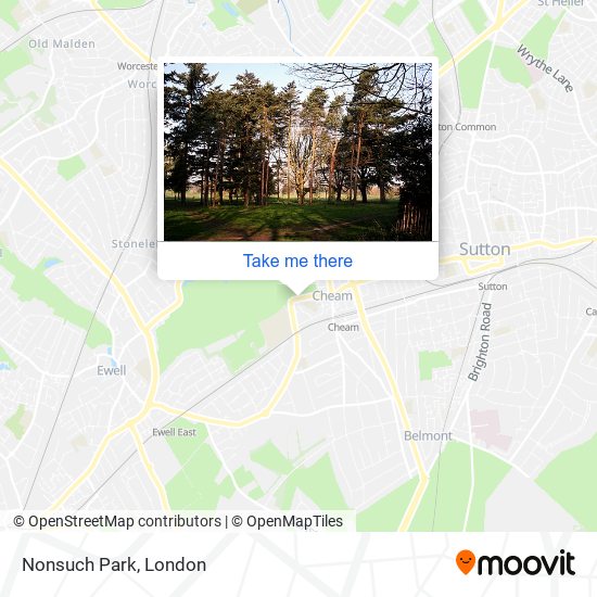 Nonsuch Park map