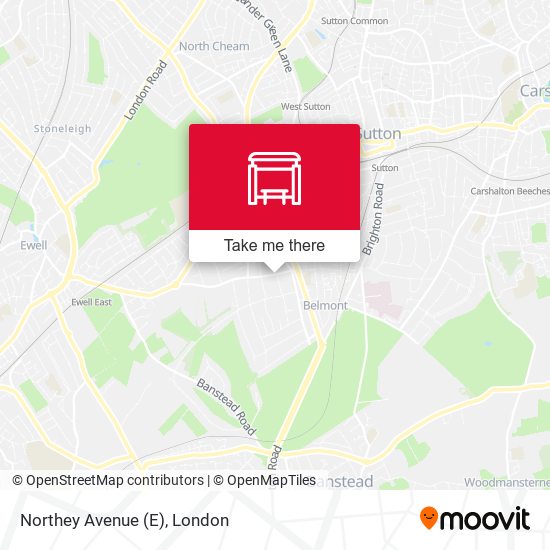 Northey Avenue (E) map