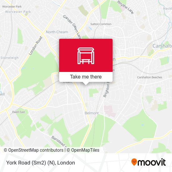 York Road (Sm2) (N) map