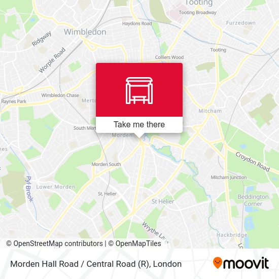 Morden Hall Road / Central Road map