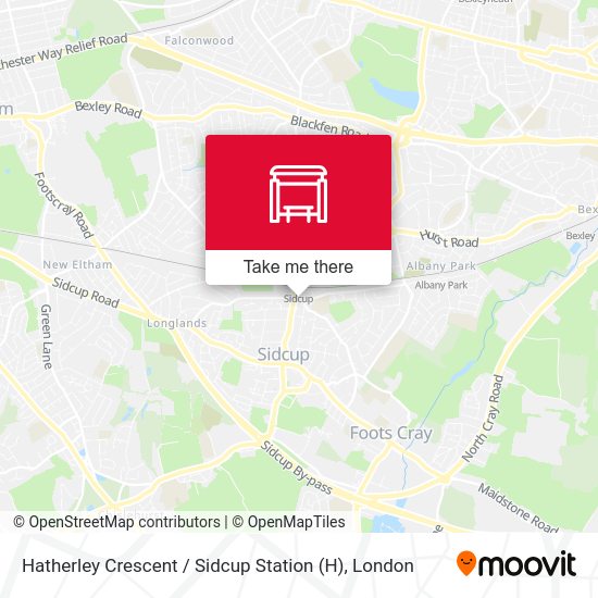 Hatherley Crescent / Sidcup Station map