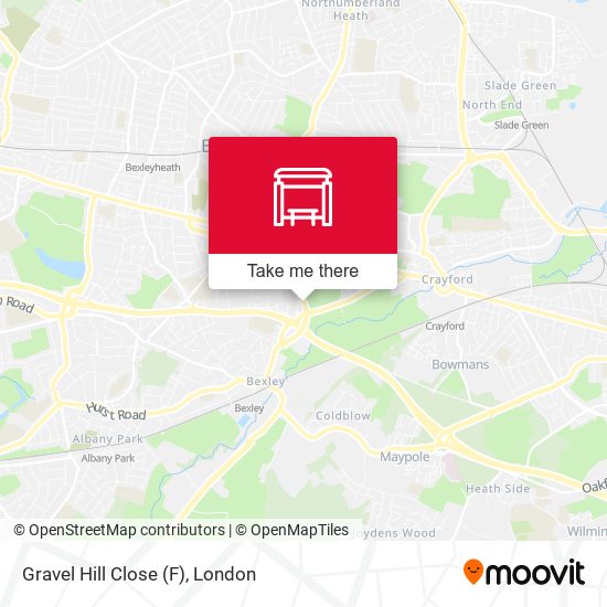 Gravel Hill Close (F) map