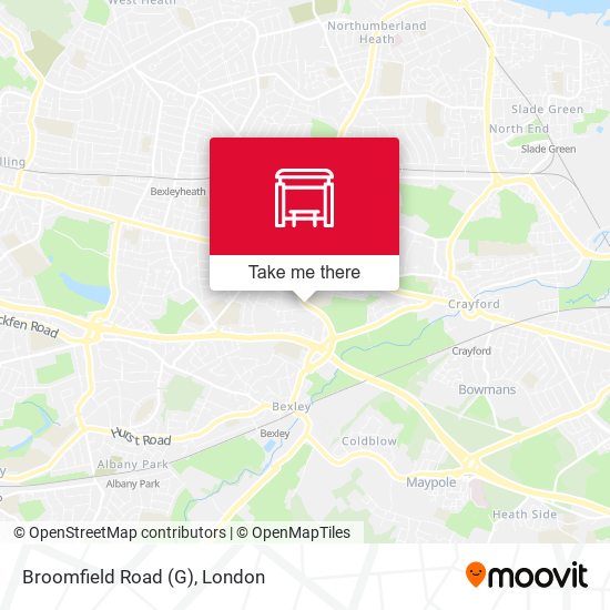 Broomfield Road (G) map