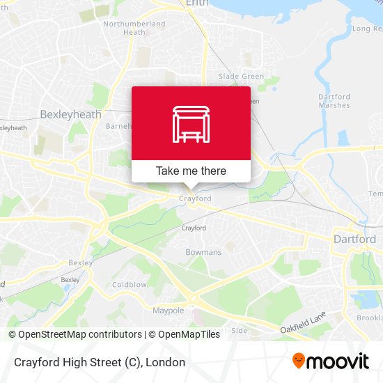 Crayford High Street map
