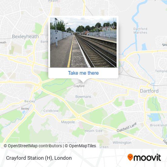 Crayford Station (H) map