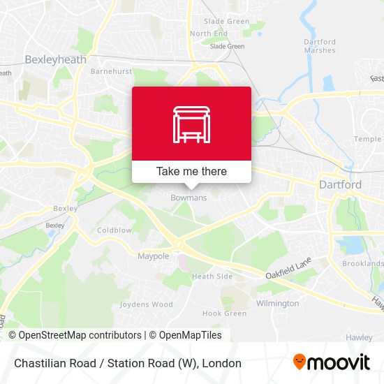 Chastilian Road / Station Road (W) map