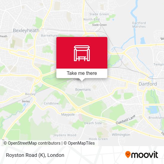 Royston Road (K) map