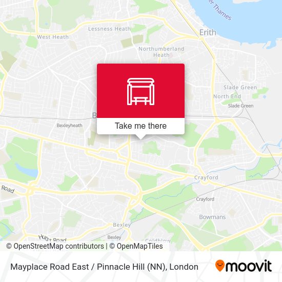 Mayplace Road East / Pinnacle Hill (NN) map