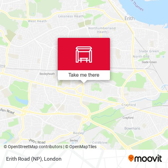 Erith Road (NP) map
