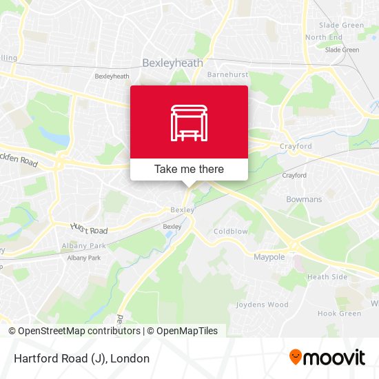 Hartford Road (J) map