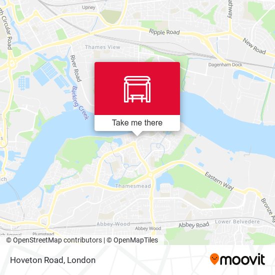 Hoveton Road map