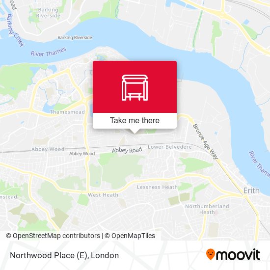 Northwood Place (E) map