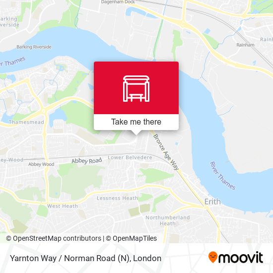 Yarnton Way / Norman Road map