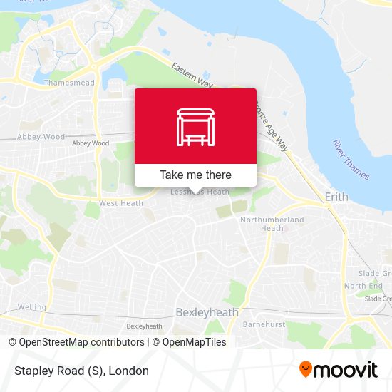 Stapley Road map