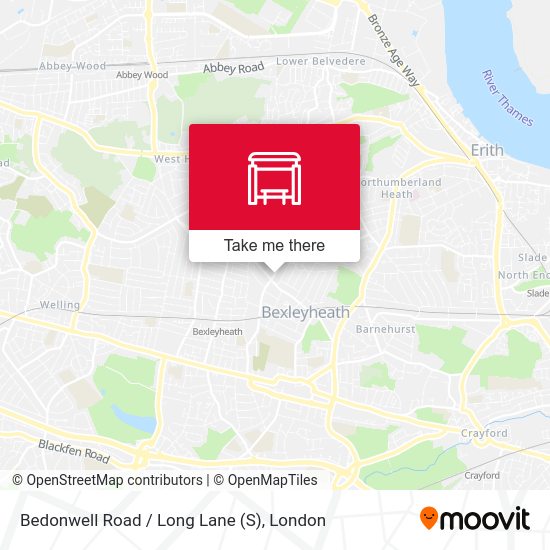 Bedonwell Road / Long Lane (S) map