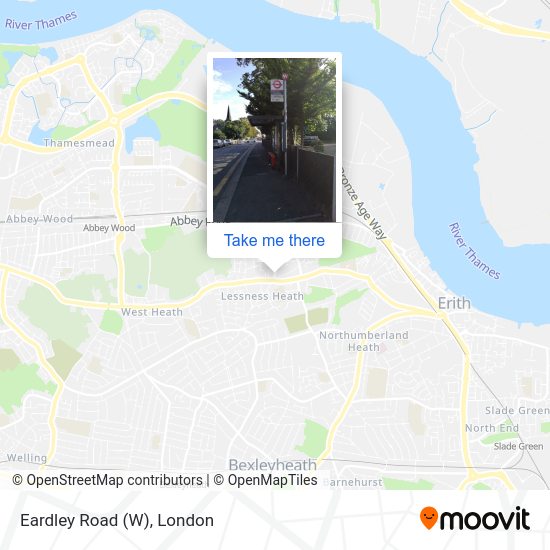 Eardley Road (W) map