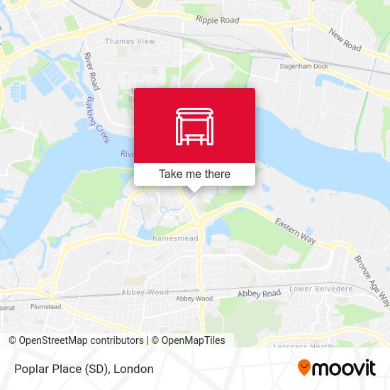 Poplar Place (SD) map
