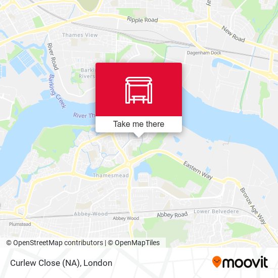 Curlew Close (NA) map