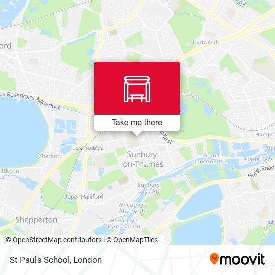 St Paul's School map