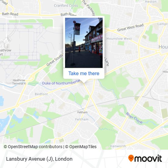 Lansbury Avenue (J) map