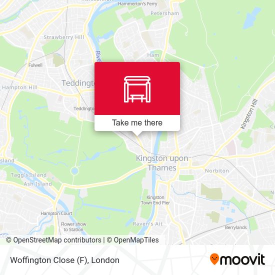 Woffington Close (F) map