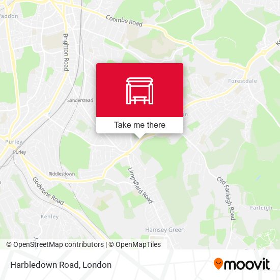 Harbledown Road map