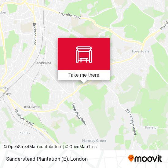 Sanderstead Plantation (E) map