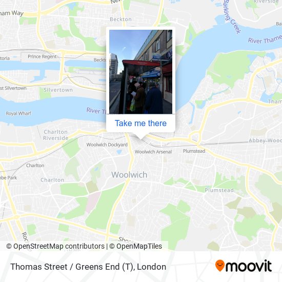 Thomas Street / Greens End map